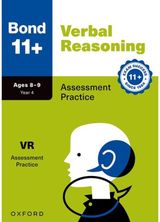 Bond 11+ Verbal Reasoning Assessment Practice Papers Age 8-9 | For GL Assessment & other 11 plus exams