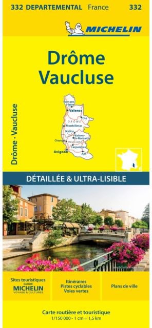 Drome Vaucluse - Michelin Local Map 332