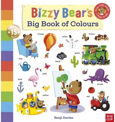 Bizzy Bears Big Book of Colours: with over 300 colourful words to read and learn!