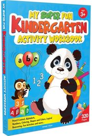 My Super Fun Kindergarten Activity Workbook for Children