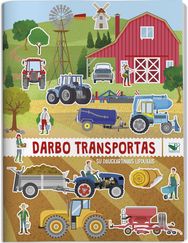 Darbo transportas. Su daugkartiniais lipdukais