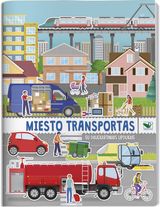 Miesto transportas. Su daugkartiniais lipdukais