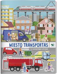 Miesto transportas. Su daugkartiniais lipdukais