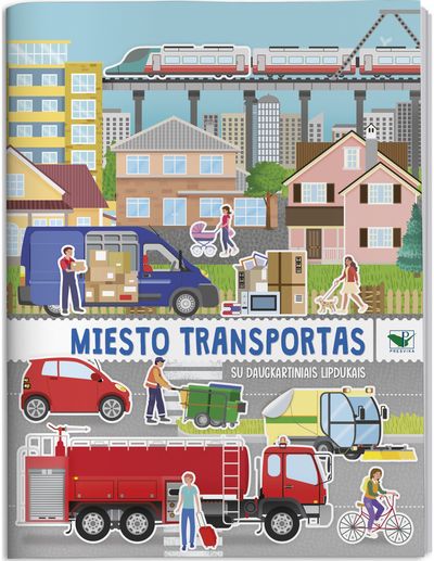Miesto transportas. Su daugkartiniais lipdukais
