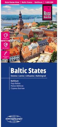 Baltic States (1:600.000): Estonia, Latvia, Lithuania and Kaliningrad region