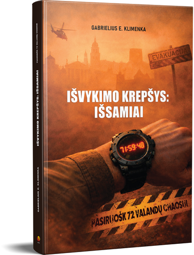 Išvykimo krepšys:išsamiai