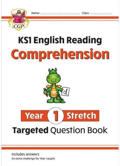 KS1 English Year 1 Stretch Reading Comprehension Targeted Question Book (with Answers)