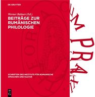 Beitrage Zur Rumanischen Philologie