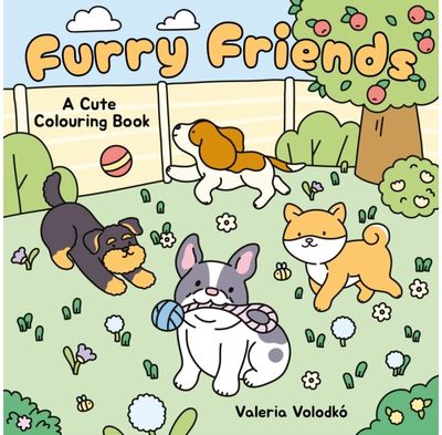 Furry Friends Cute Colouring Book
