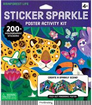 Rainforest Life Sticker Sparkle Poster Activity Kit