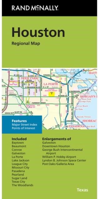 Houston Regional Map: Rand McNally Folded Map