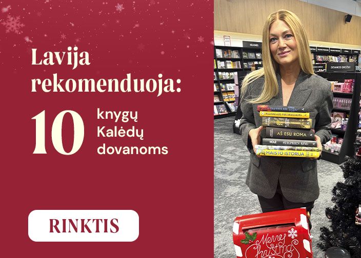 Lavija rekomenduoja knygas dovanoms
