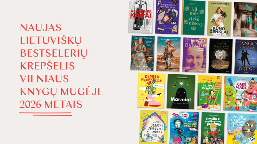 „Alma littera“ ir vaikams, ir suaugusiems Vilniaus knygų mugėje parengė naują lietuviškų bestselerių krepšelį