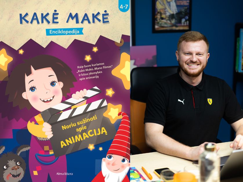 Kakė Makė turi savo filmą, o dabar – ir knygą apie animaciją