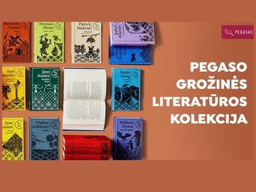 PEGASO grožinės literatūros kolekcija namų bibliotekoje. Ar surinkote visas knygas?