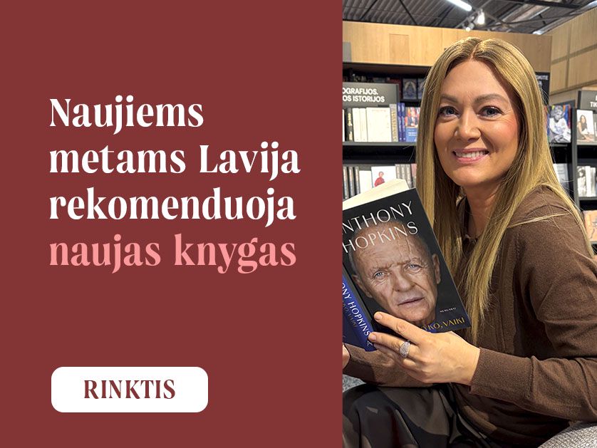 Naujiems metams Lavija rekomenduoja naujas knygas