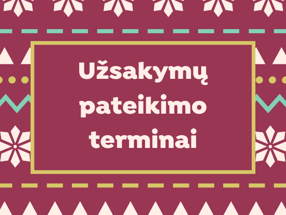 Prekių pristatymas šventiniu laikotarpiu